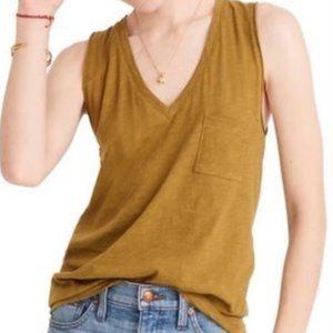 Madewell Whisper Cotton V-Neck Tank